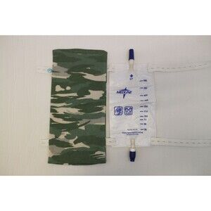 Camouflage Flannel 500mL - 600mL  Leg Bag Cover